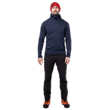Mountain Equipment Durian Hooded Men's Jacket in Cosmos - Front Fit