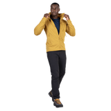 Mountain Equipment Durian Hooded Men's Jacket in Mustard - Hood Fit