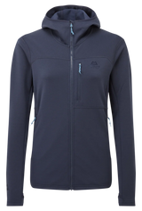Mountain Equipment Durian Hooded Women's Jacket in Cosmos - Front