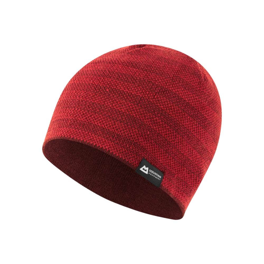 Mountain Equipment Dynamic Men's Beanie in Merlot/Chili - Flat Lay