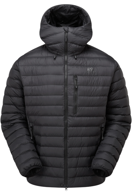 Mountain Equipment Earthrise Hooded Men's Jacket in Black/Black - Front