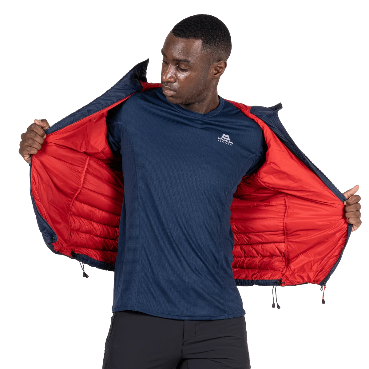 Mountain Equipment Earthrise Hooded Men's Jacket in Cosmos - Back Model