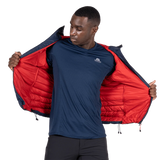 Mountain Equipment Earthrise Hooded Men's Jacket in Cosmos - Back Model