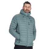Mountain Equipment Earthrise Hooded Men's Jacket in Goblin Blue - Front Model