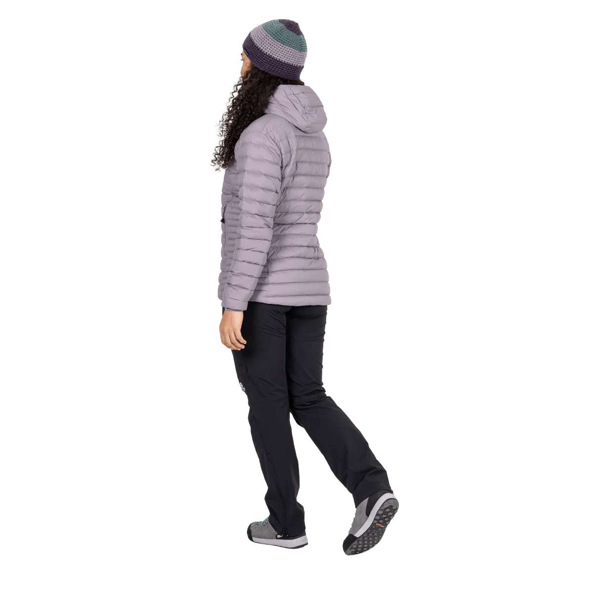 Mountain Equipment Earthrise Hooded Women's Jacket in Allium - side