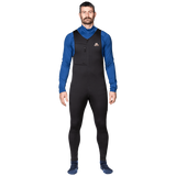 Mountain Equipment Eclipse Salopette in Black - Front Fit on Model
