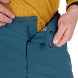 Mountain Equipment Epic Men's Pant in Majolica Blue - Waistband Closure