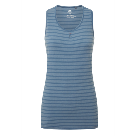 Mountain Equipment Equinox Women's Vest in Bluefin Stripe - Front