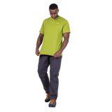 Mountain Equipment Everest Men's Tee in Cactus - On Model Walking Front