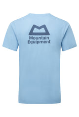 Mountain Equipment Everest Men's Tee in Heritage Blue - Back