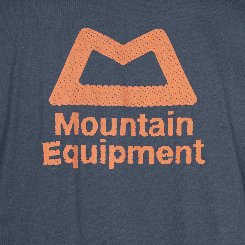 Mountain Equipment Everest Men's Tee in Ombre Blue - Graphic Detail