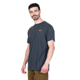 Mountain Equipment Everest Men's Tee in Ombre Blue - On Model Back