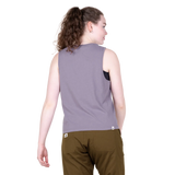 Mountain Equipment Fairhead Women's Tank in Allium - Back model view