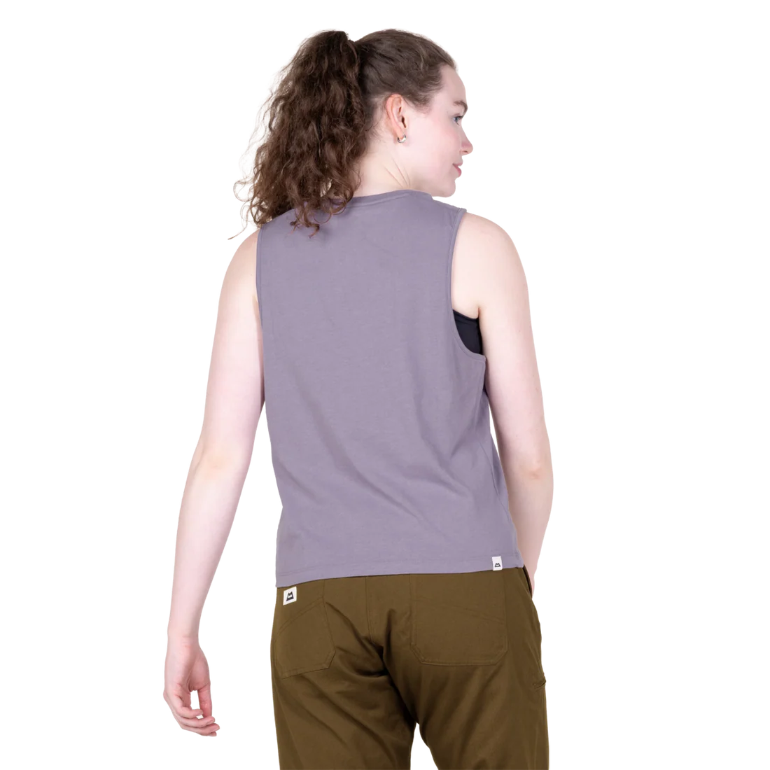 Mountain Equipment Fairhead Women's Tank in Allium - Back model view
