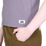 Mountain Equipment Fairhead Women's Tank in Allium - Badge detail