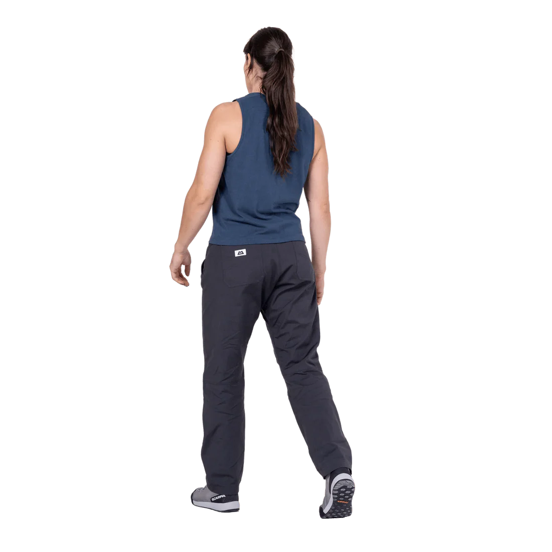 Mountain Equipment Fairhead Women's Tank in Dusk - Back full length model view