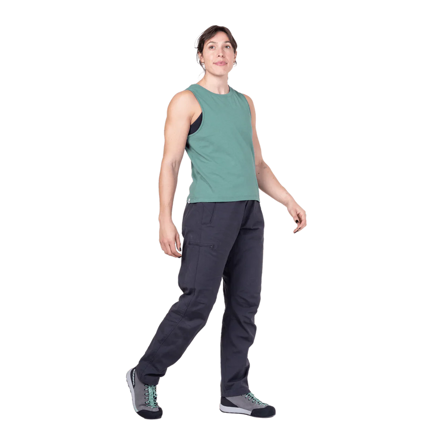 Mountain Equipment Fairhead Women's Tank in Sage - Side model view
