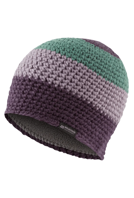 Mountain Equipment Flash Women's Beanie in Nightsha/Allium/SPine - Flat Lay