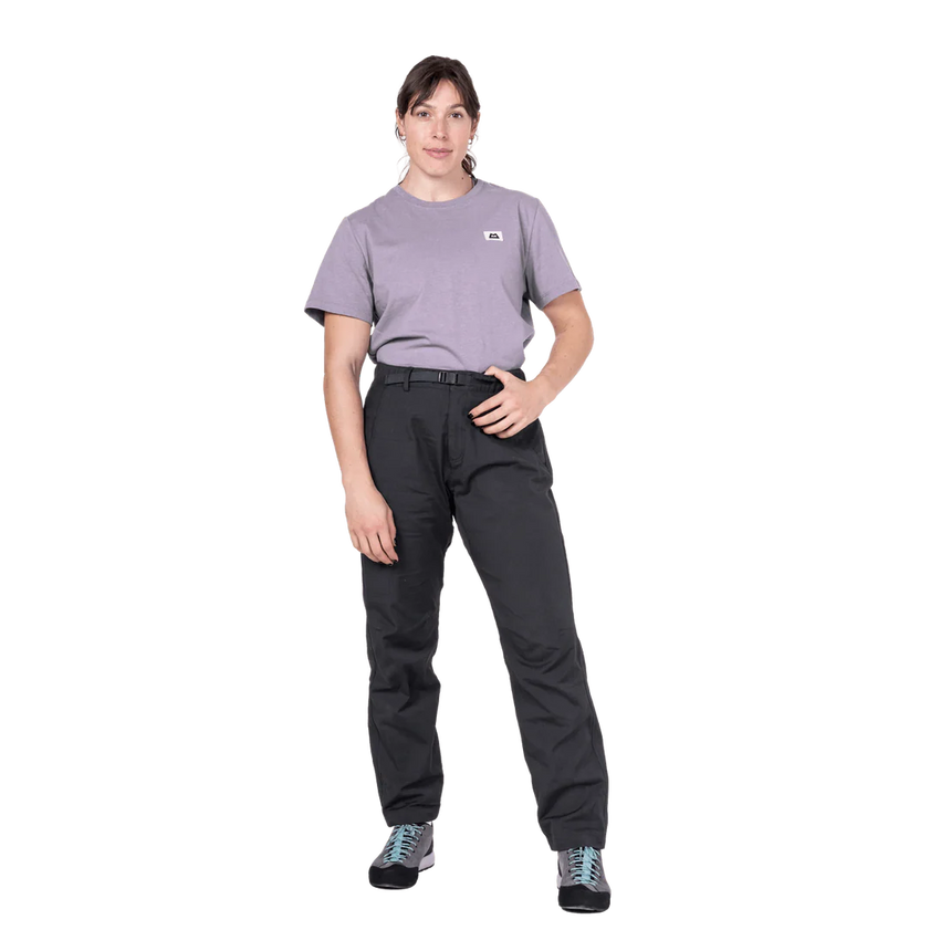 Mountain Equipment Flowstone Women's Pant in College Blue - Front full length model view