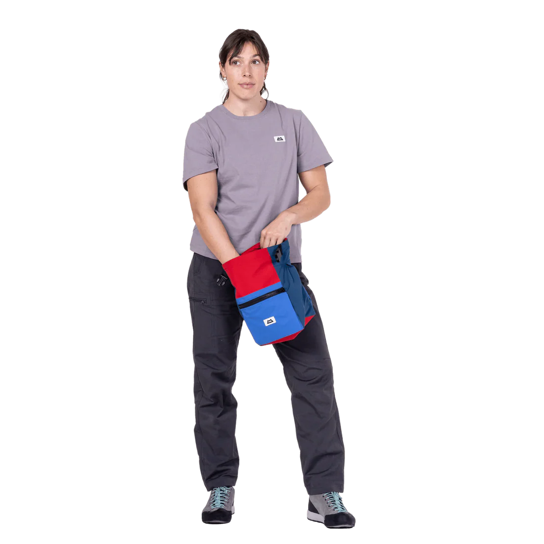 Mountain Equipment Flowstone Women's Pant in College Blue - Side model view