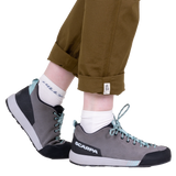 Mountain Equipment Flowstone Women's Pant in Desert Palm - Hem detail