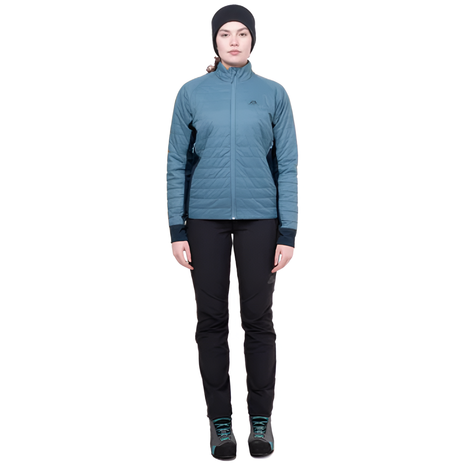 Mountain Equipment Fractal Women's Jacket in Stellar/Cosmos - Front on Model