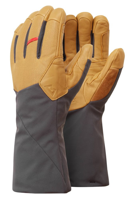 Mountain Equipment GORE-TEX Hyper Couloir Gauntlet in Obsidian/Tan - Product Preview