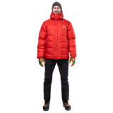 Mountain Equipment Gasherbrum Men's Jacket in Chili Red - On Model Back