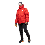 Mountain Equipment Gasherbrum Men's Jacket in Chili Red - On Model Three Quarter