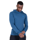 Mountain Equipment Glace Hooded Men's Top in Admiral Blue - Back view