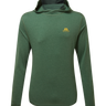 Mountain Equipment Glace Hooded Men's Top in Fern - Flat lay