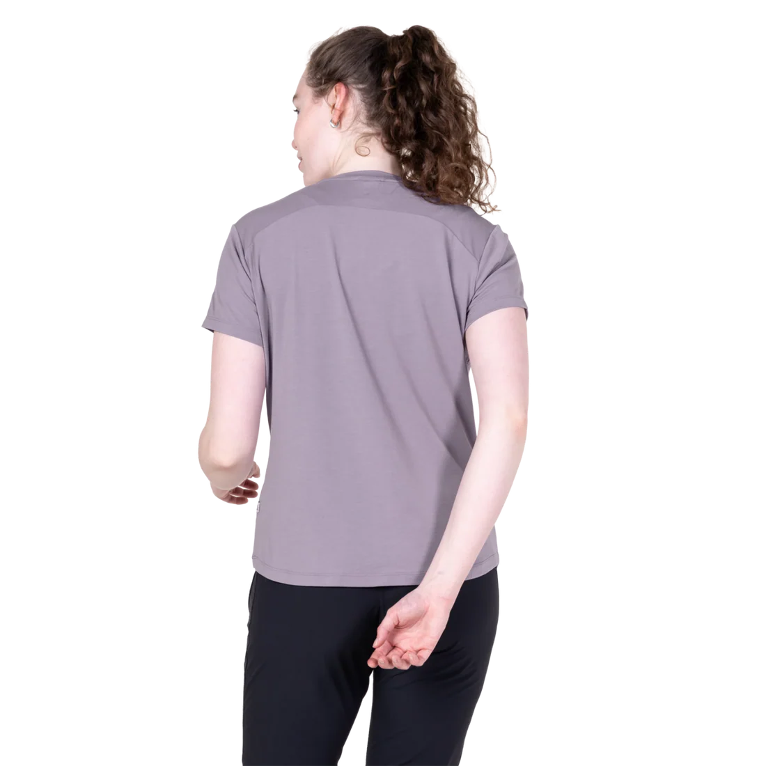 Mountain Equipment Headpoint Women's Tee in Allium - On Model Back