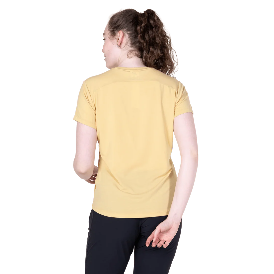 Mountain Equipment Headpoint Women's Tee in Rattan - On Model Front Full