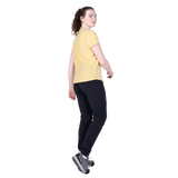 Mountain Equipment Headpoint Women's Tee in Rattan - On Model Side