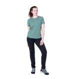 Mountain Equipment Headpoint Women's Tee in Sea Pine - On Model Back
