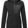 Mountain Equipment Highpile Hooded Women's Jacket in Black - Front