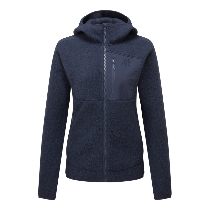Mountain Equipment Highpile Hooded Women's Jacket in Cosmos - Front