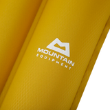 Mountain Equipment Hoverstat Synthetic 7.0 Sleeping Mat in Acid/Anvil Grey - Logo Close Up