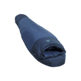 Mountain Equipment Klimatic I Women's Sleeping Bag in Dusk - Full Length Product Shot
