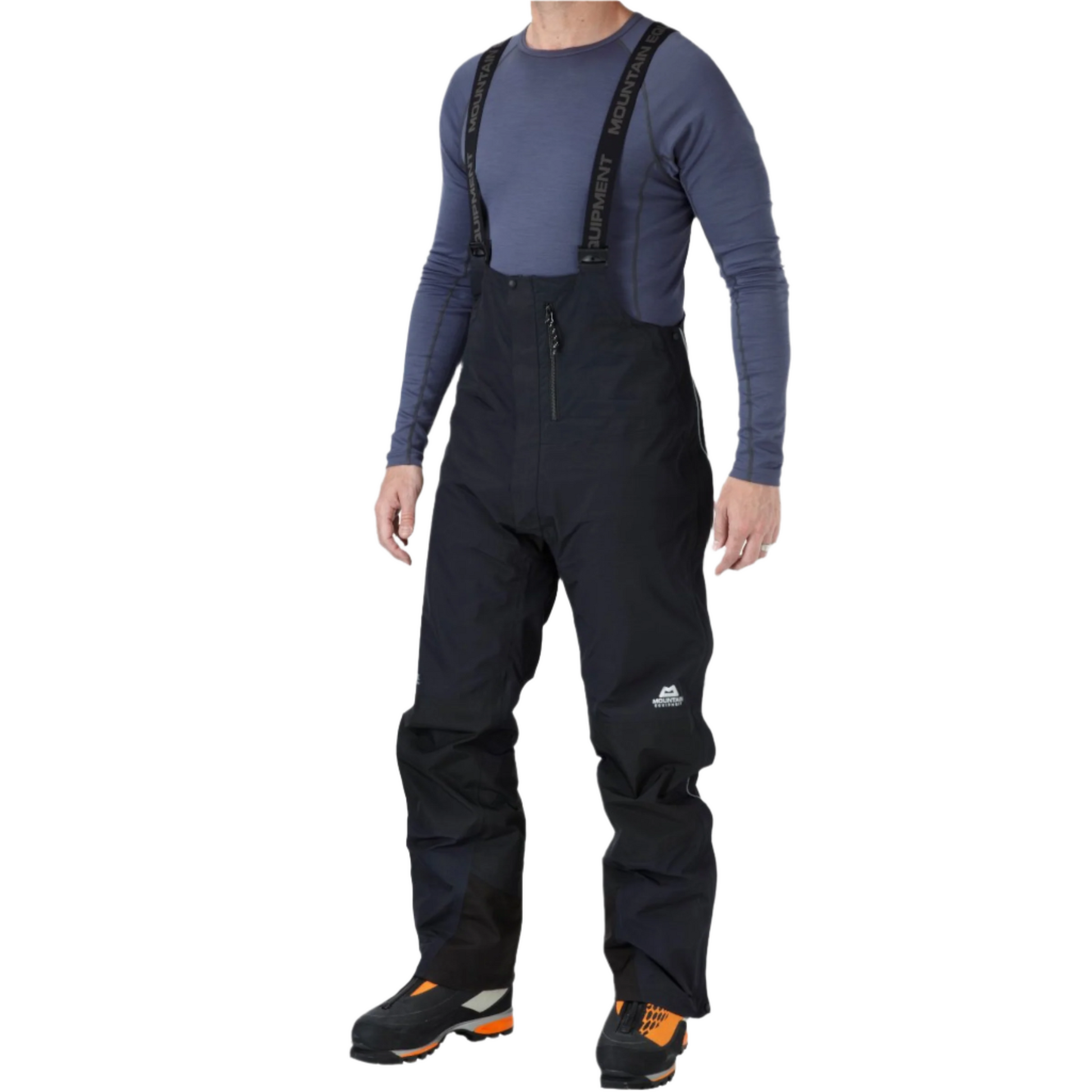 Mountain Equipment Kongur MRT GORE-TEX Salopette in Black - Front Fit