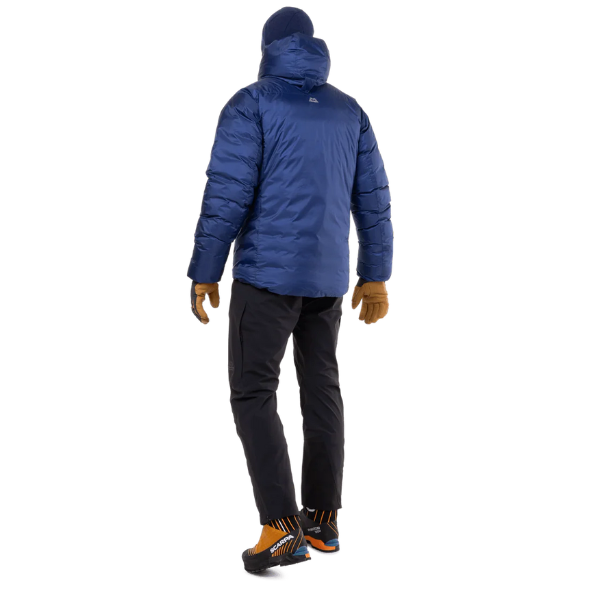 Mountain Equipment Kryos Men's Jacket in Admiral/Atlantic - On Model Walking Front