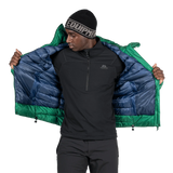 Mountain Equipment Kryos Men's Jacket in Alpine Green - Lining Detail