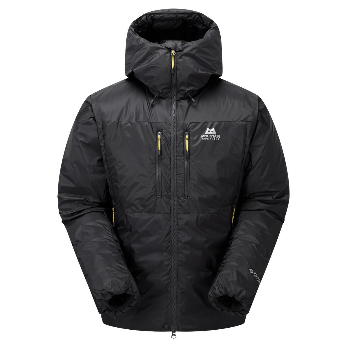 Mountain Equipment Kryos Men's Jacket in Obsidian - Flat Lay Front