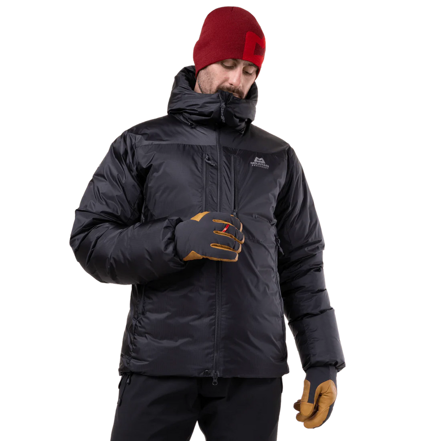 Mountain Equipment Kryos Men's Jacket in Obsidian - On Model Front