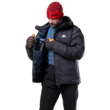 Mountain Equipment Kryos Men's Jacket in Obsidian - On Model Walking Side