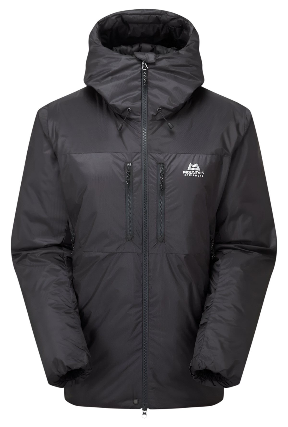 Mountain Equipment Kryos Women's Jacket in Obsidian - Flat Lay Front
