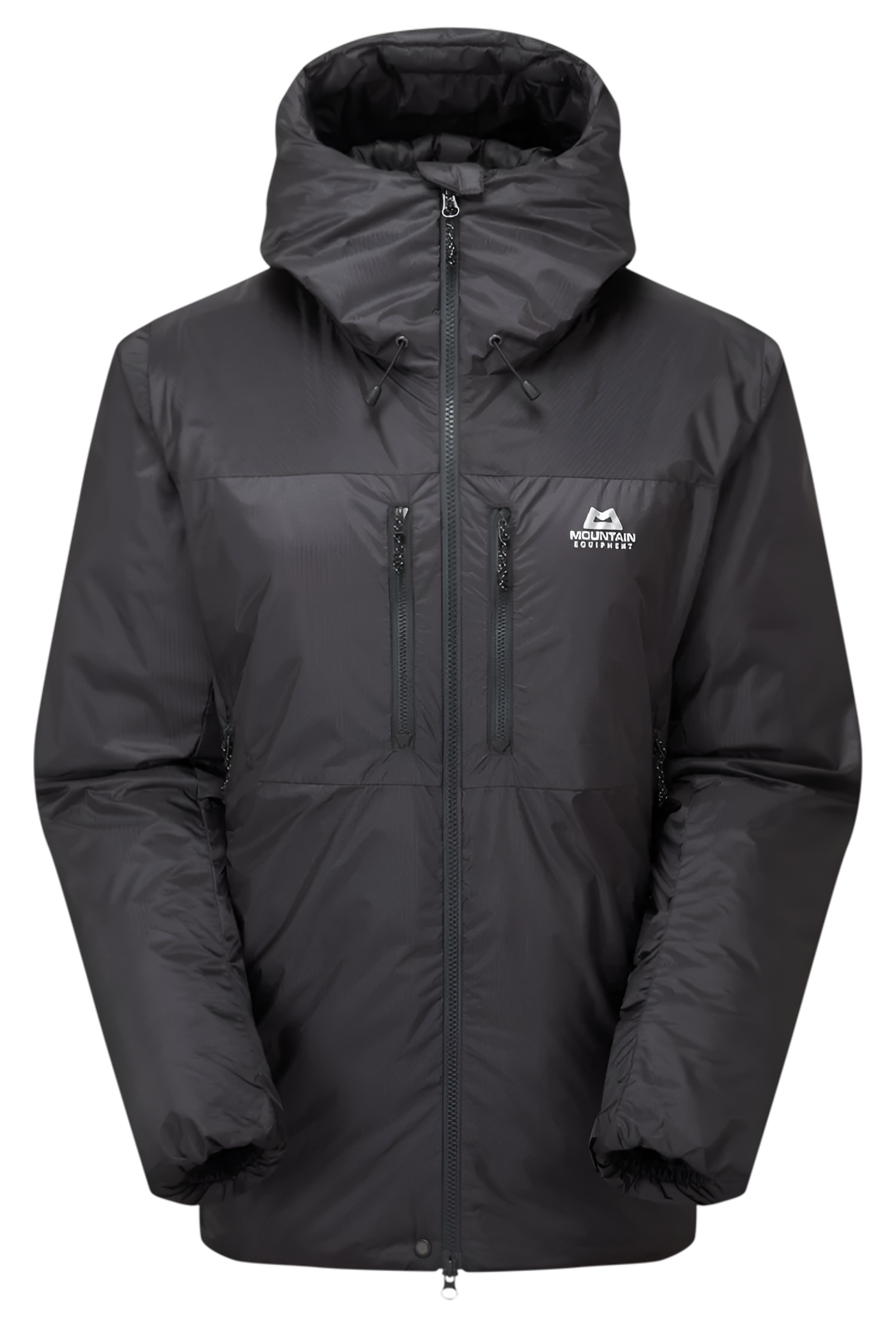 Mountain Equipment Kryos Women's Jacket in Obsidian - Flat Lay Front