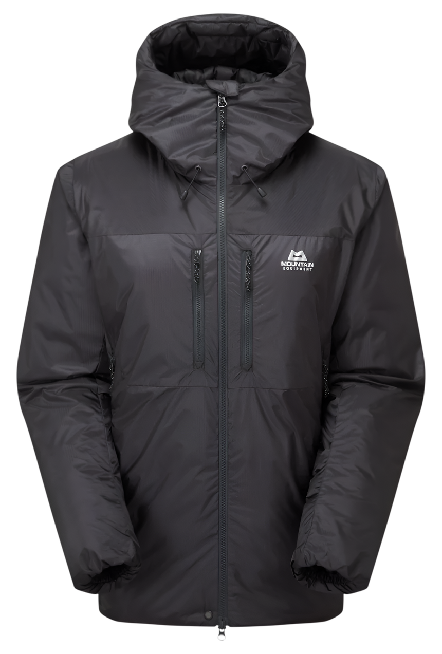 Mountain Equipment Kryos Women's Jacket in Obsidian - Flat Lay Front