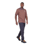 Mountain Equipment Lava Men's Tee in Stanage Stripe - Back view