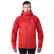 Mountain Equipment Lhotse GORE-TEX Men's Jacket Clearance in Imperial Red/Crimson - Front Fit on Model